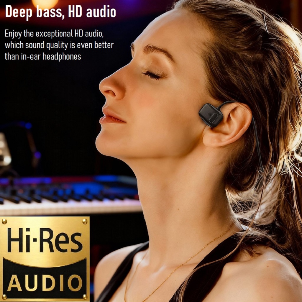 PT STAR – Transformable Bone Conduction Headphone | 15g Ultra Light | PU Driver Bass | 32GB IP68 2