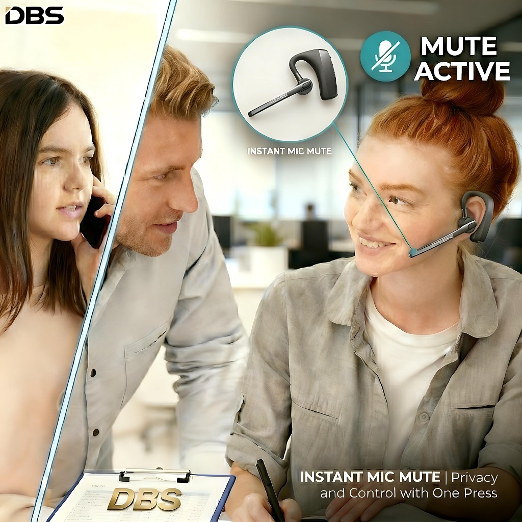 A8H – DNN AI Noise Cancelling Headset | 70dB Depth | 50m Range | Always-On DNN Elimination 5