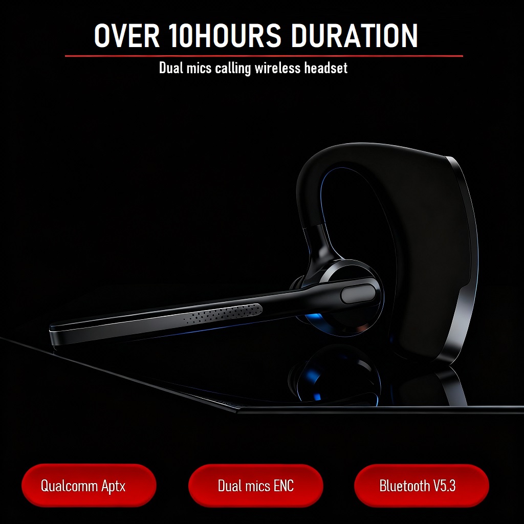 P8C – Dual Mic ENC Noise Cancelling Headset | Qualcomm Aptx | Bluetooth 5.3 | 36dB ENC 4