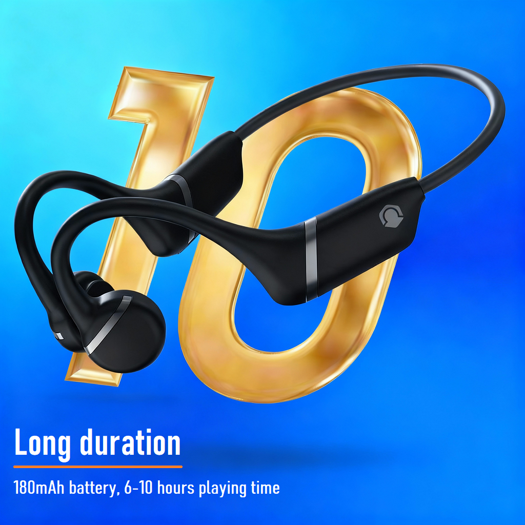H12B Bone Conduction Sports Headphone | Bluetooth 5.3 | 32GB MP3 | IPX5 7