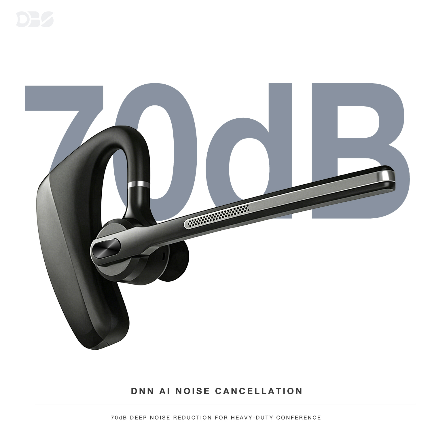 A8H Executive DNN Noise Cancelling Bluetooth Headset 8