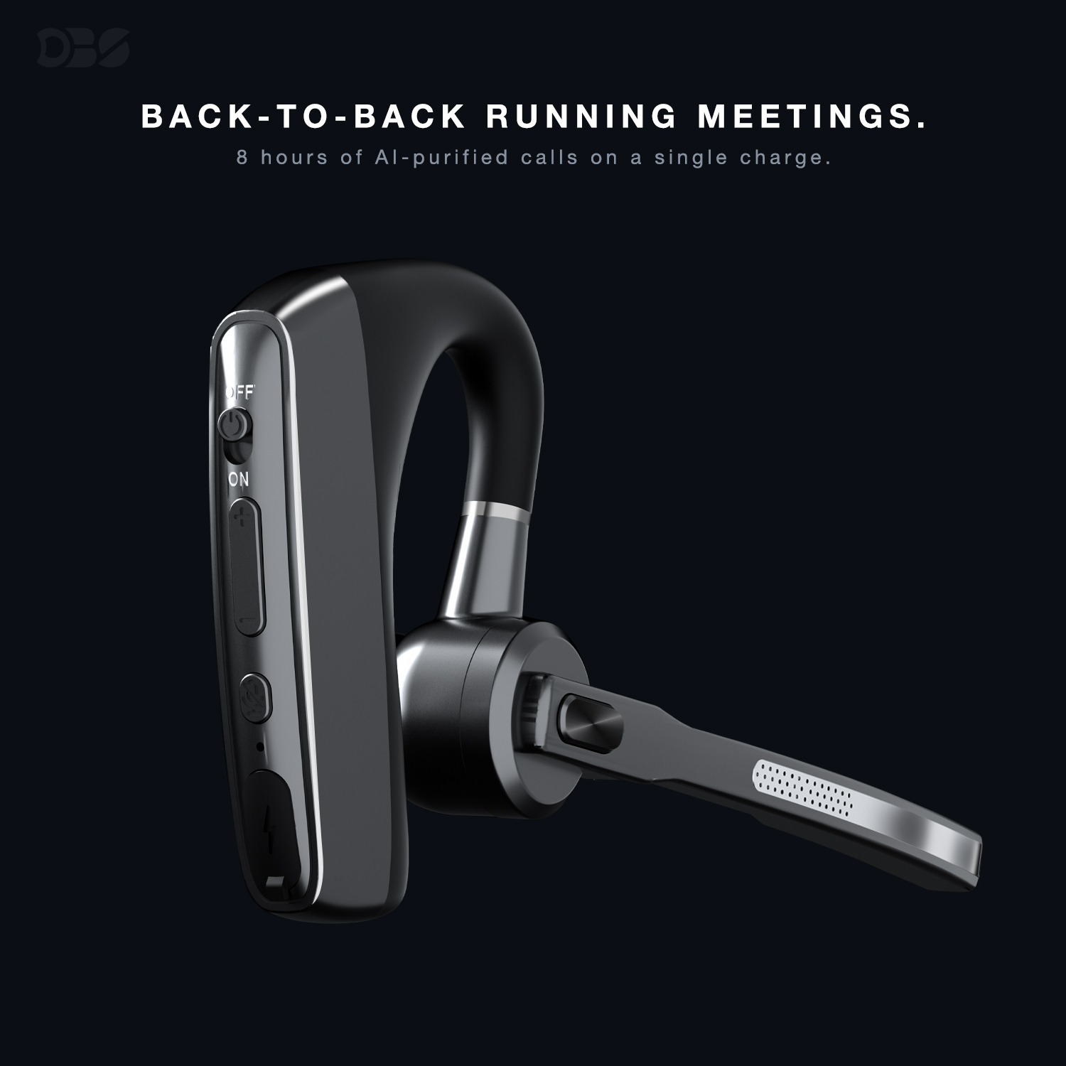 A8H Executive DNN Noise Cancelling Bluetooth Headset 7