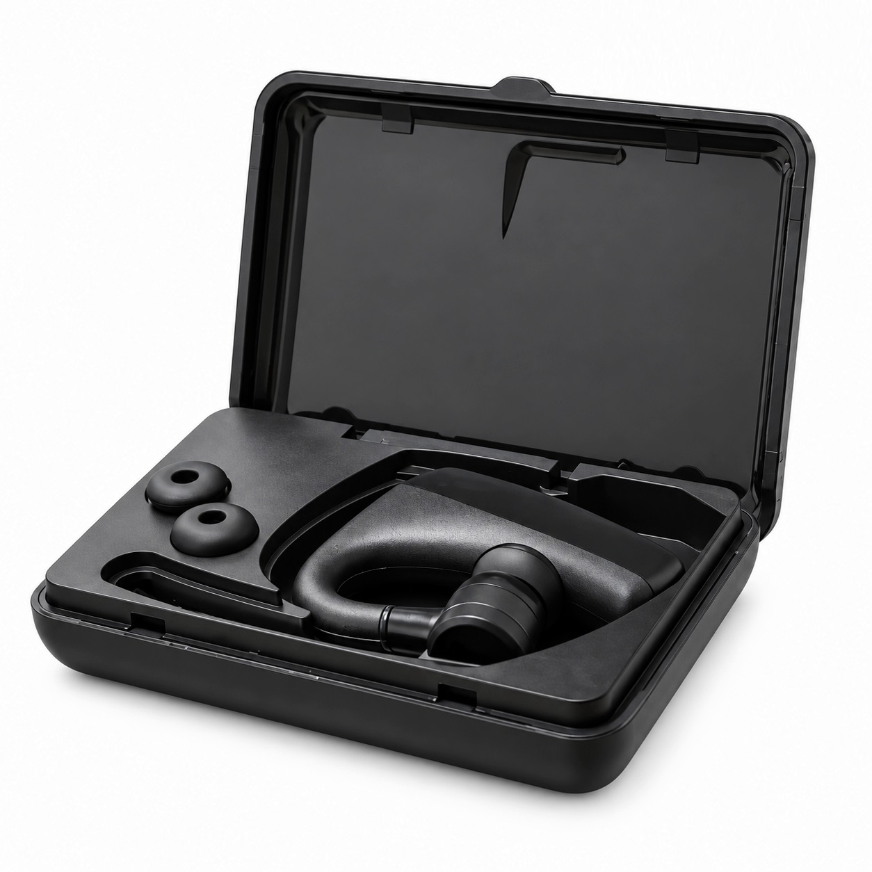 DBS A8 Plus AI Noise Canceling Bluetooth Headset with Hard Protective Storage Case