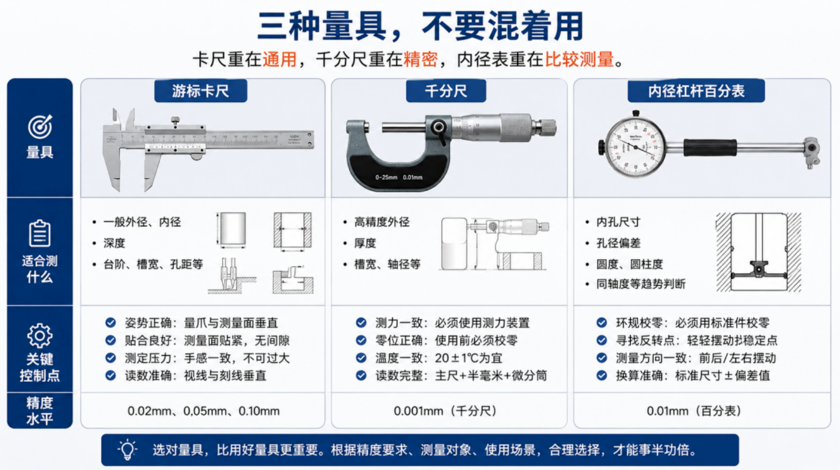 手动量具、影像测量仪、三坐标、智能闪测仪全品类质检矩阵，常用量具：卡尺，百分表，千分尺，内径表
